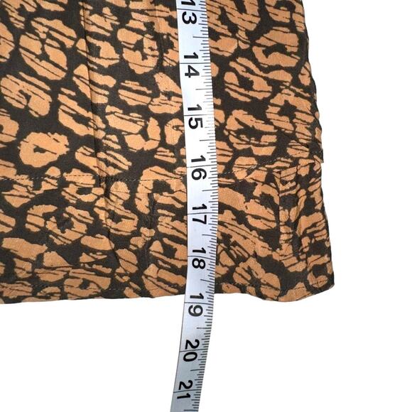 Rails Addison Batik Cheetah Print Tier Drop Waist Mini Skirt LARGE - Picture 7 of 7